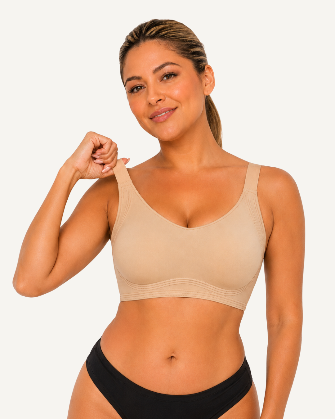 Brasier de Cobertura Total Push Up sin Aros