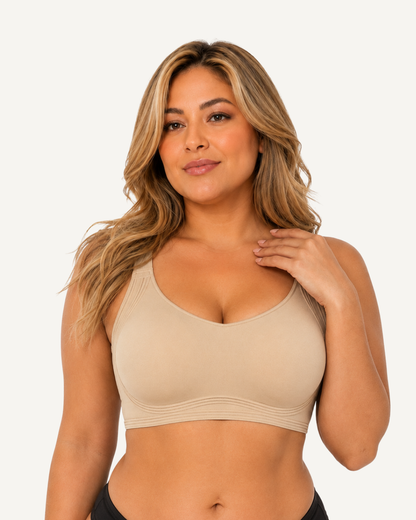 Brasier de Cobertura Total Push Up sin Aros