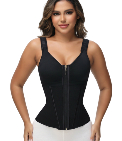 Κορσές Λάτεξ με Μπανέλες και Εμπρόσθιο Κούμπωμα