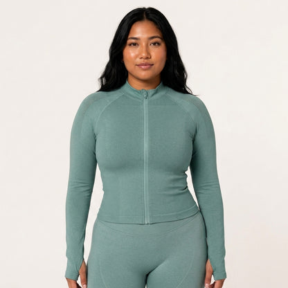 Chaqueta Yoga Seamless Flow Zip