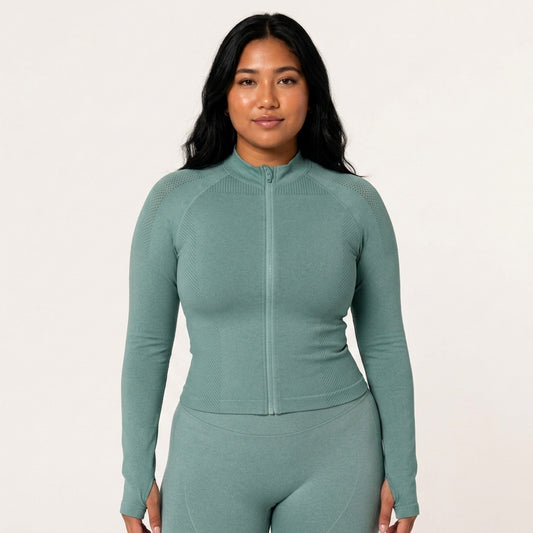 Chaqueta Yoga Seamless Flow Zip