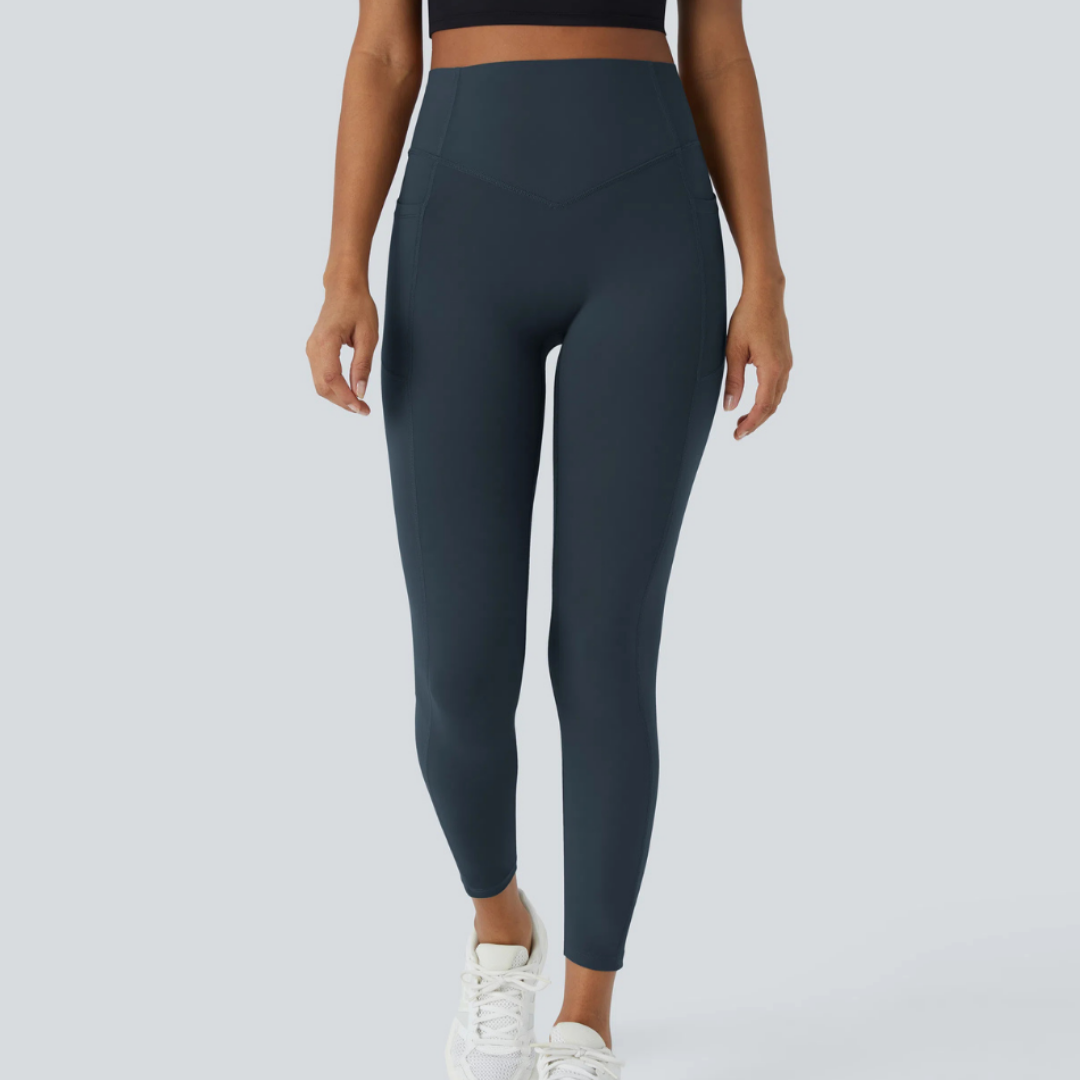 Leggings ElevateFit Cintura Alta Bolsillos