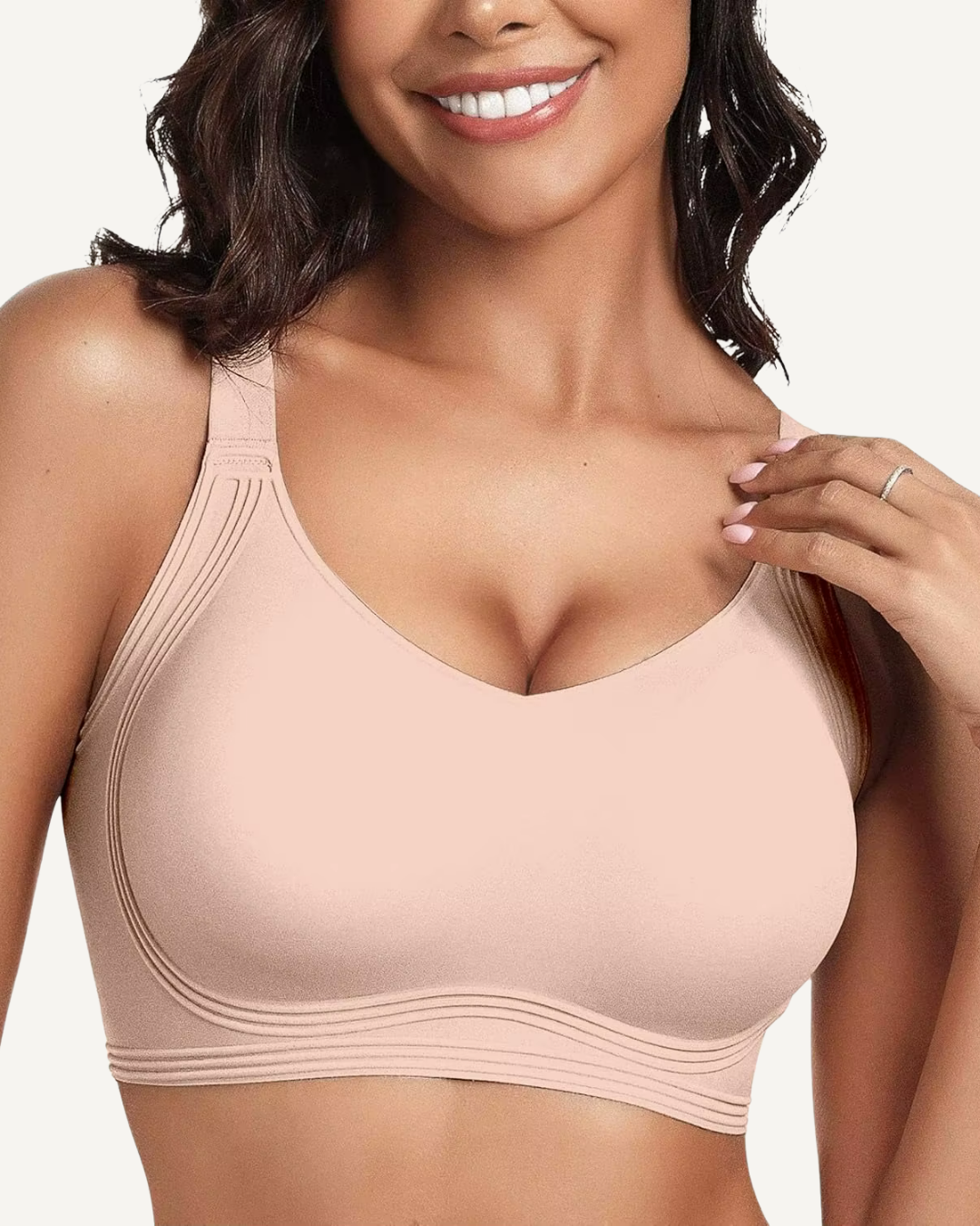 Brasier de Cobertura Total Push Up sin Aros