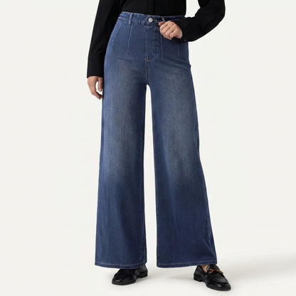 Jeans SculptFlex Cintura Média Wide
