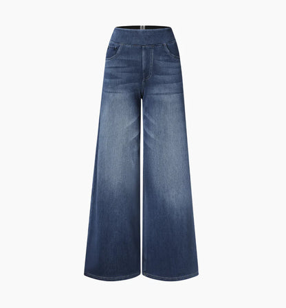 Jeans Flex Tiro Medio Wide