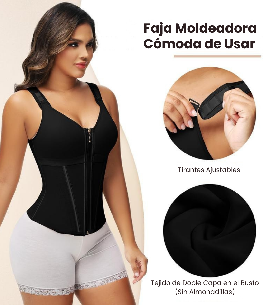 Κορσές Λάτεξ με Μπανέλες και Εμπρόσθιο Κούμπωμα