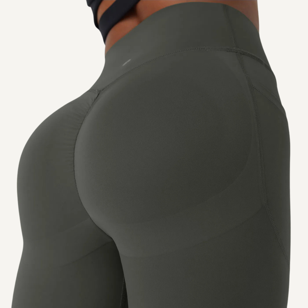 Leggings ElevateFit Cintura Alta com Bolsos