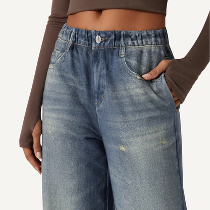 Jeans FlexWide Cintura Média