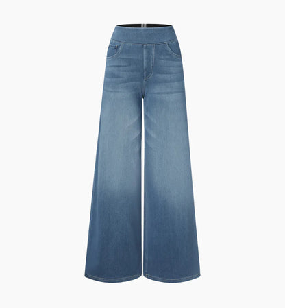 Jeans Flex Tiro Medio Wide