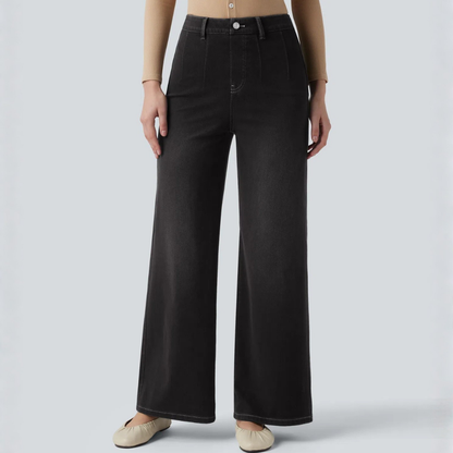 Jeans SculptFlex Tiro Medio Wide