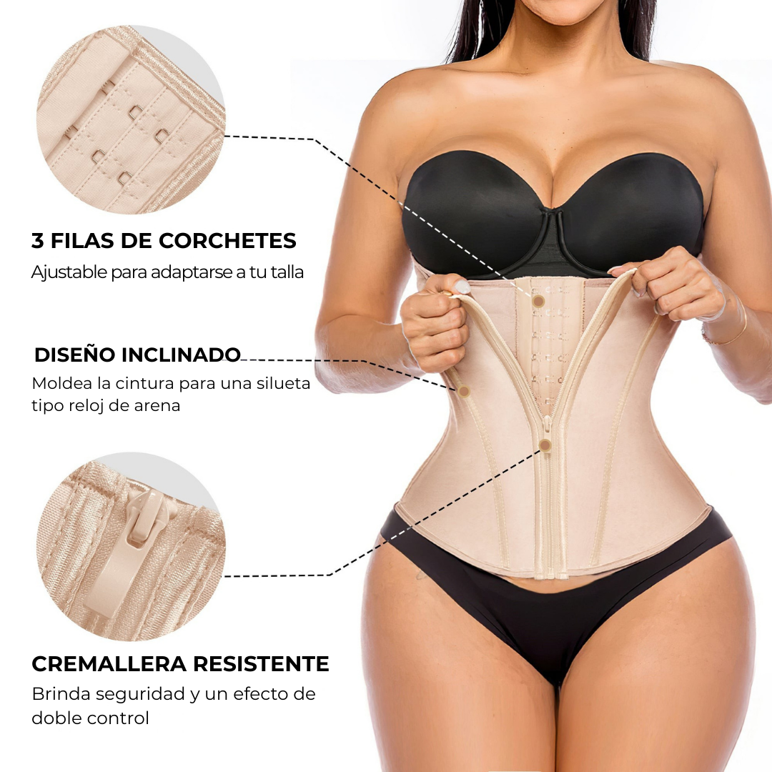 Ζώνη Λάτεξ Υψηλής Συμπίεσης με Εμπρόσθιο Κούμπωμα