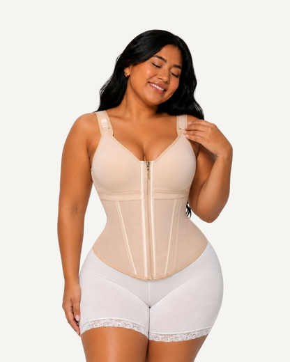 Corset Látex Varillas Cierre Frontal
