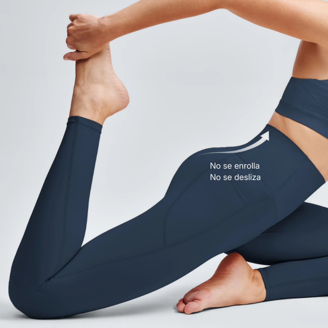 Leggings ElevateFit Cintura Alta Bolsillos