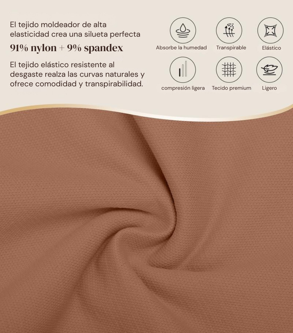Short Moldeador Seamless Cintura Alta
