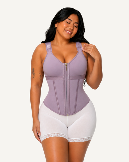 Corset Látex Varillas Cierre Frontal