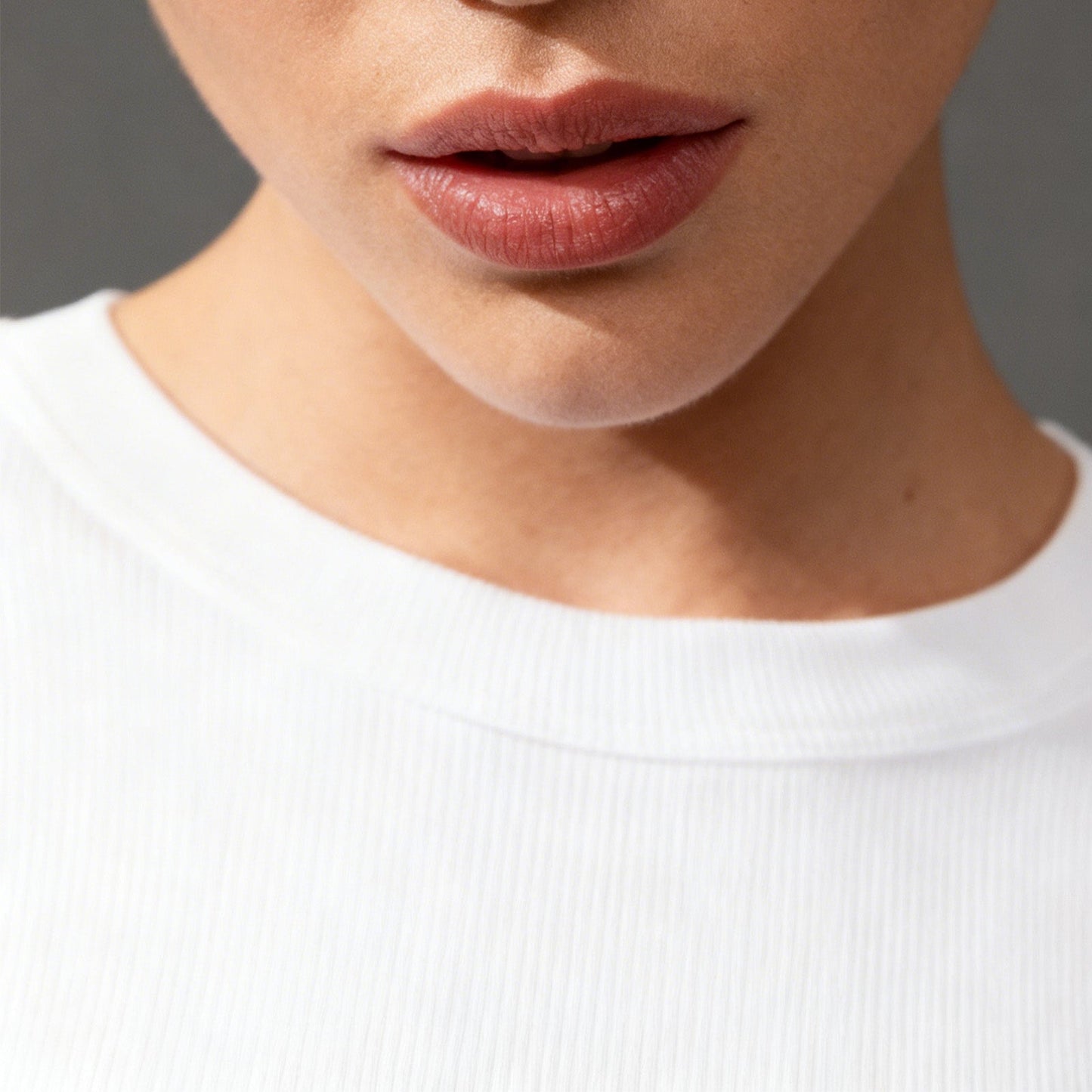 Εφαρμοστό Τοπ με Μακριά Μανίκια Rib