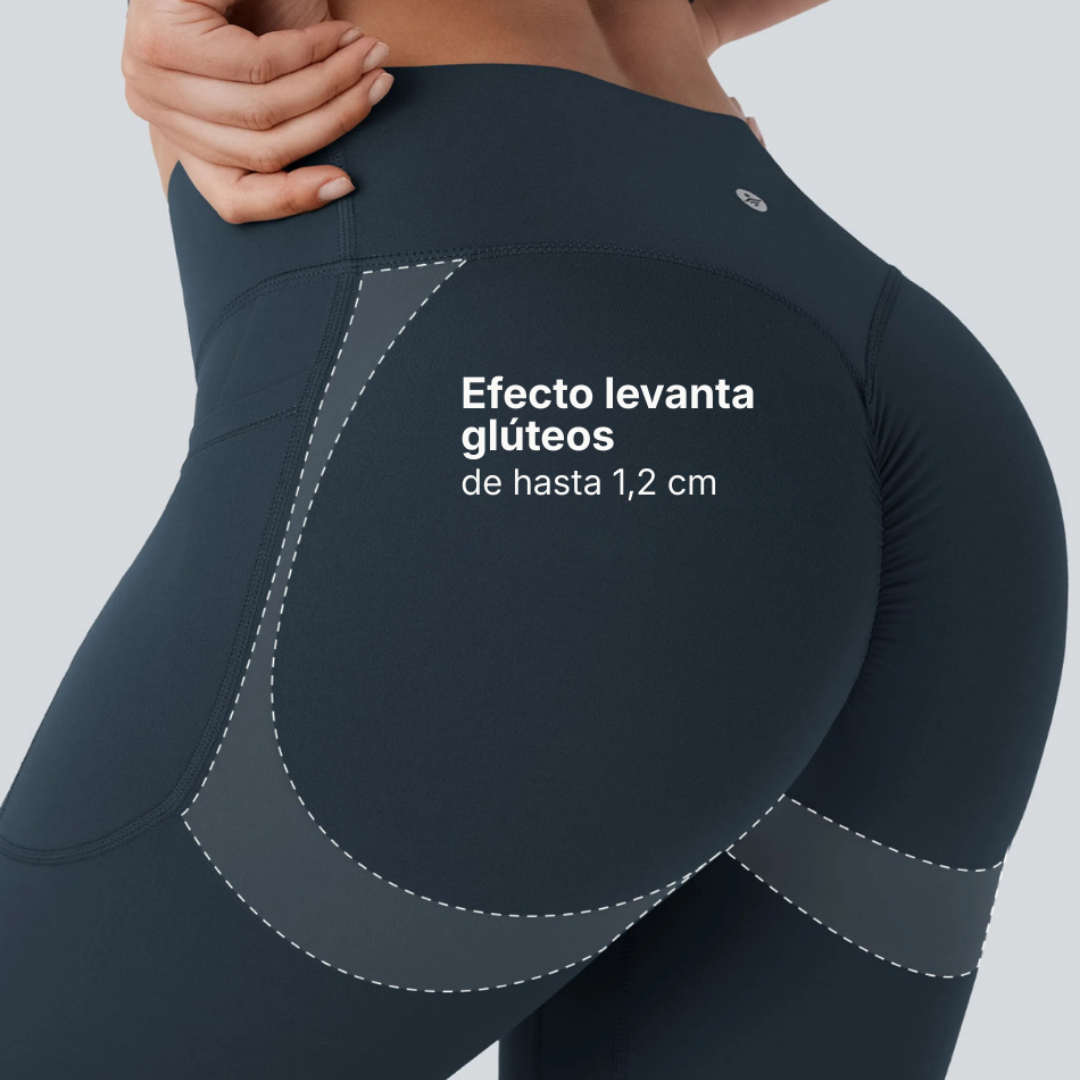 Leggings ElevateFit Cintura Alta Bolsillos