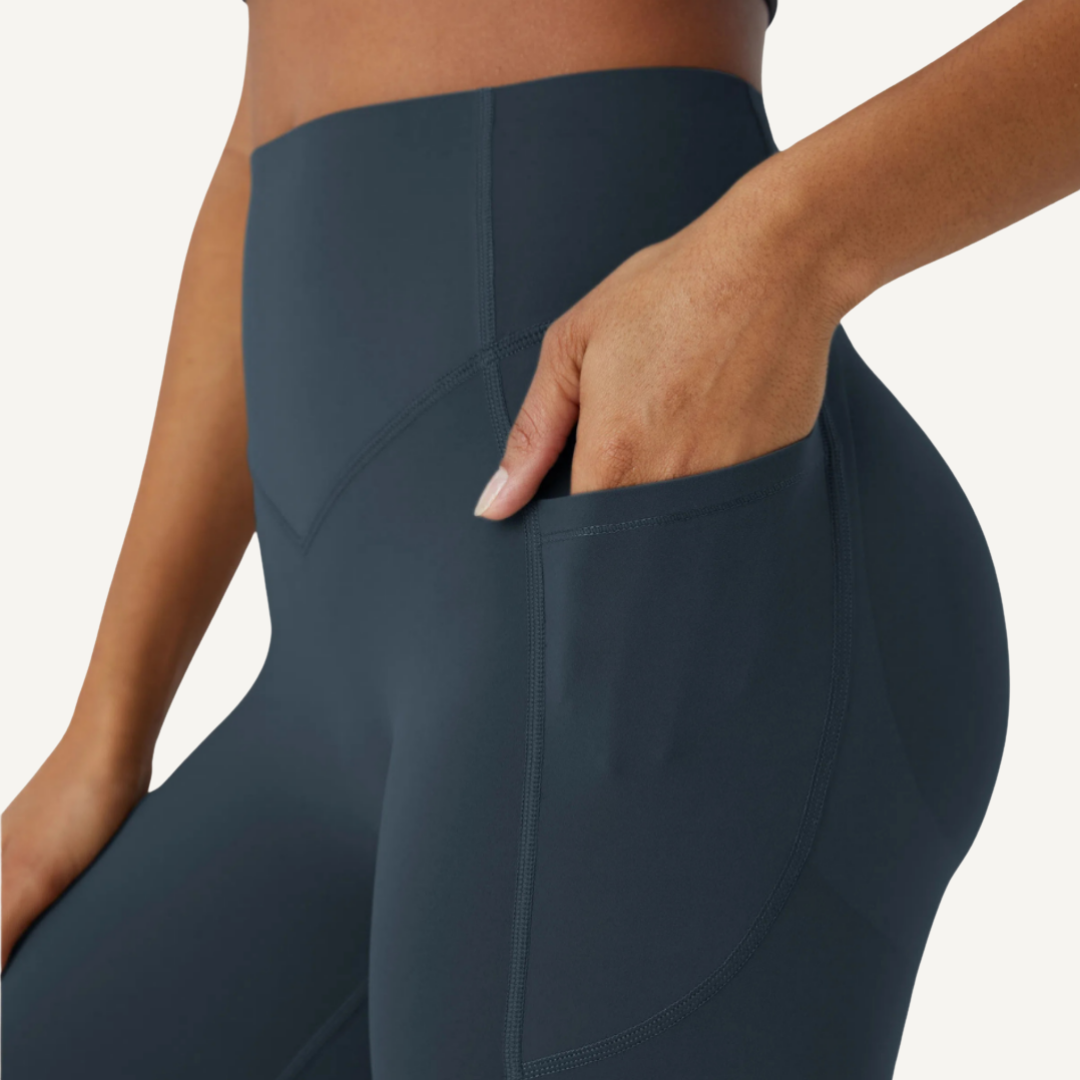 Leggings ElevateFit Cintura Alta com Bolsos