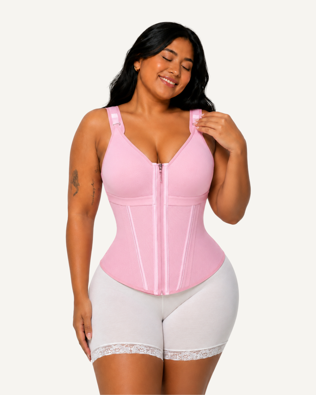 Corset Látex Varillas Cierre Frontal