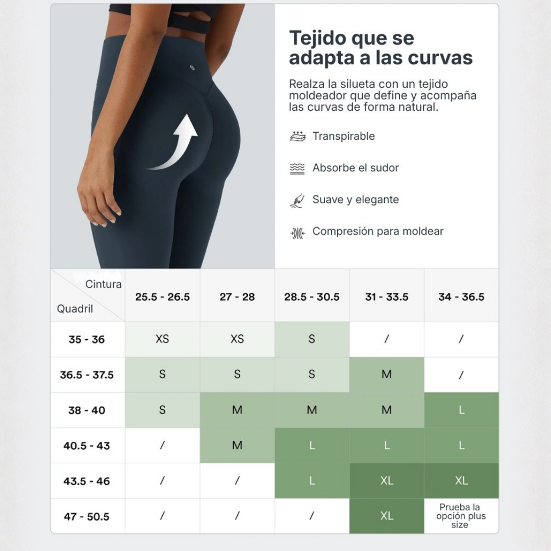 Leggings ElevateFit Cintura Alta Bolsillos