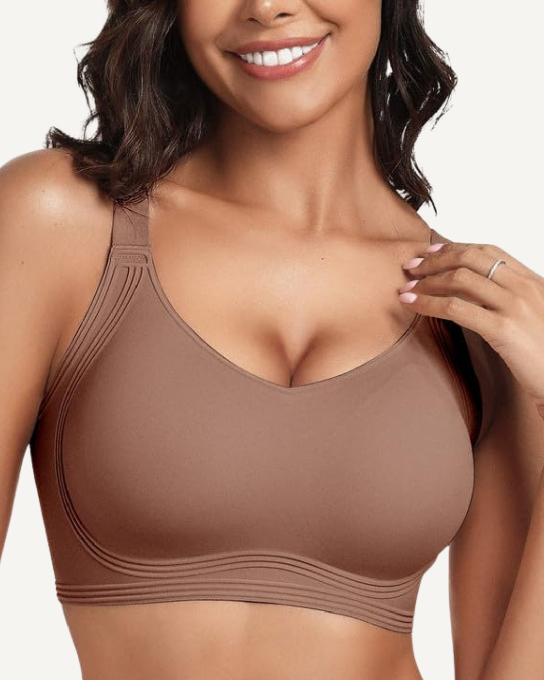 Brasier de Cobertura Total Push Up sin Aros