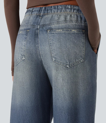 Jeans FlexWide Tiro Medio