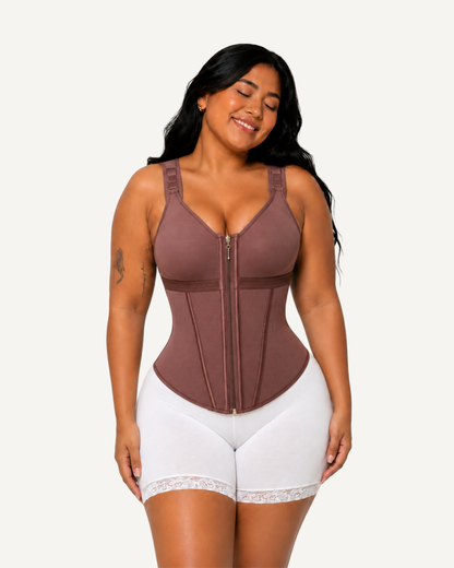 Corset Látex Varillas Cierre Frontal