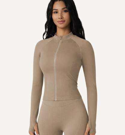 Chaqueta Yoga Seamless Flow Zip