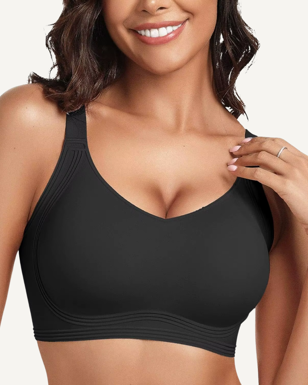 Brasier de Cobertura Total Push Up sin Aros