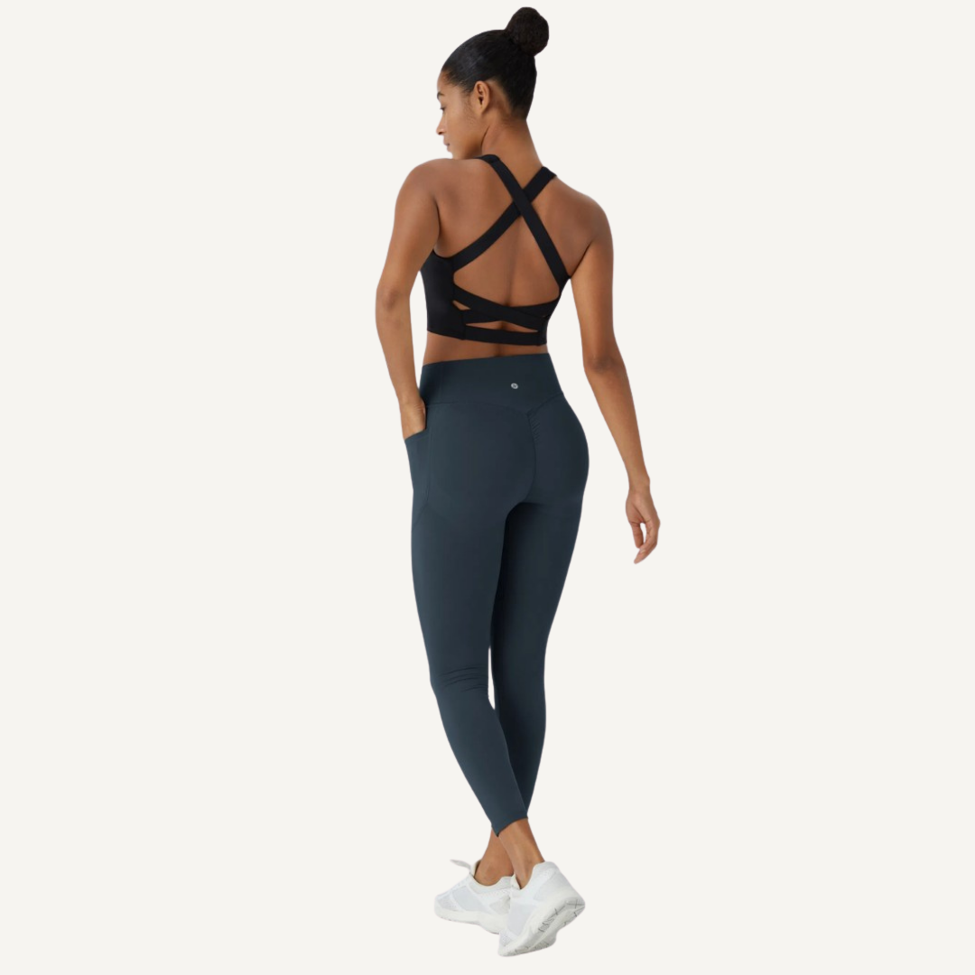 Leggings ElevateFit Cintura Alta com Bolsos