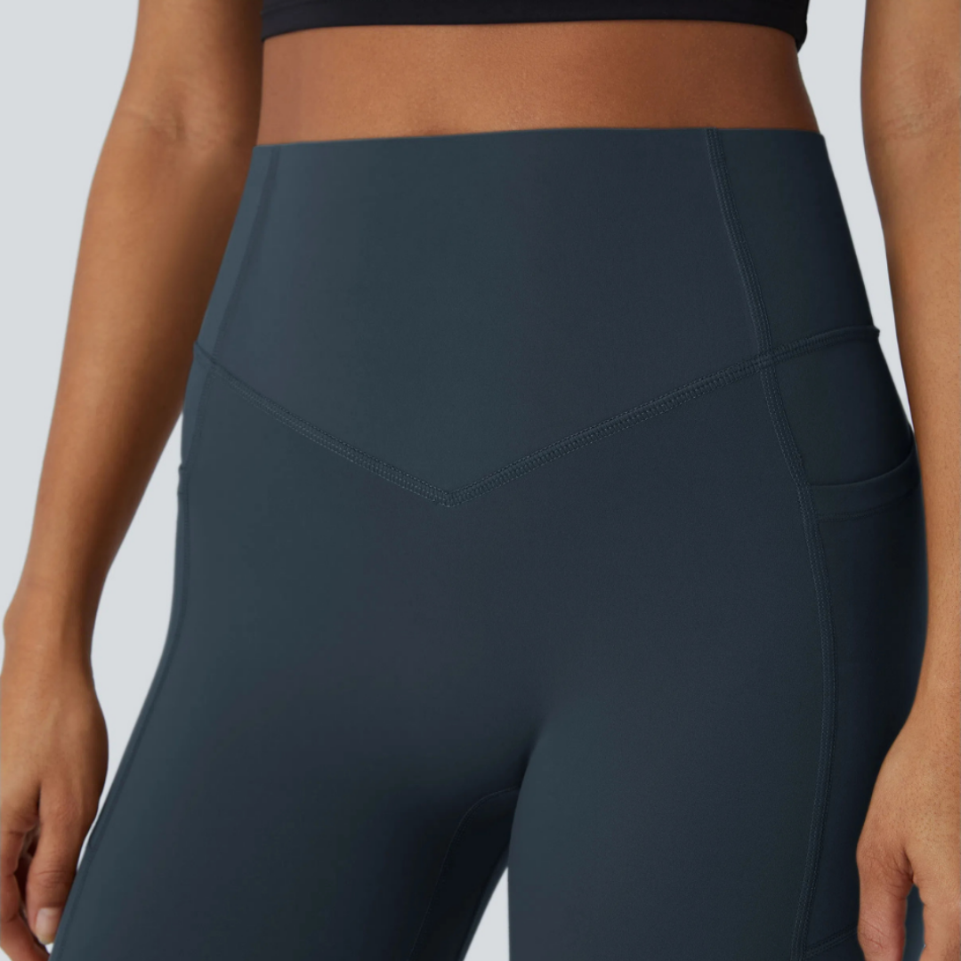 Leggings ElevateFit Cintura Alta Bolsillos