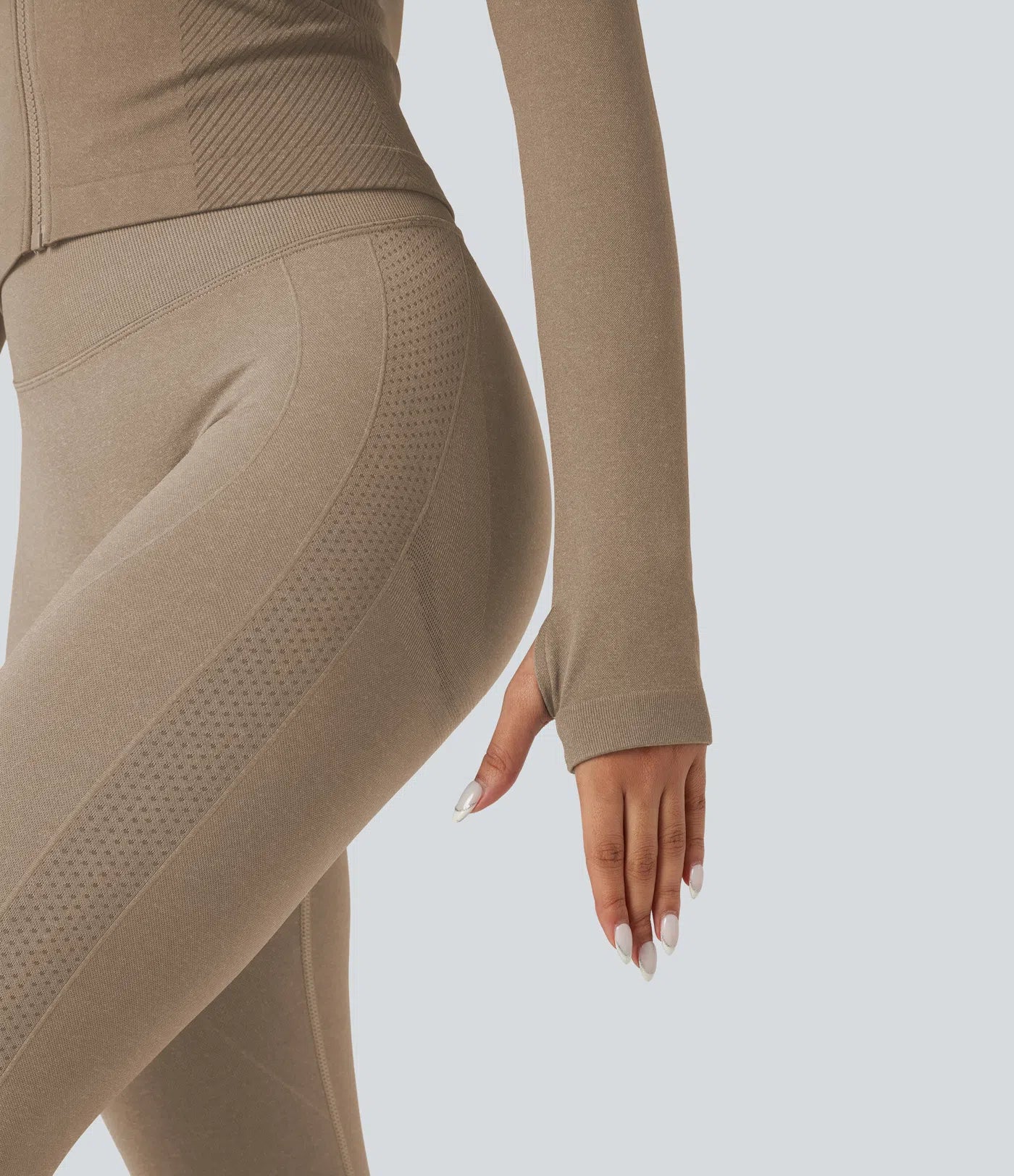 Ζακέτα Yoga Seamless Flow με Φερμουάρ