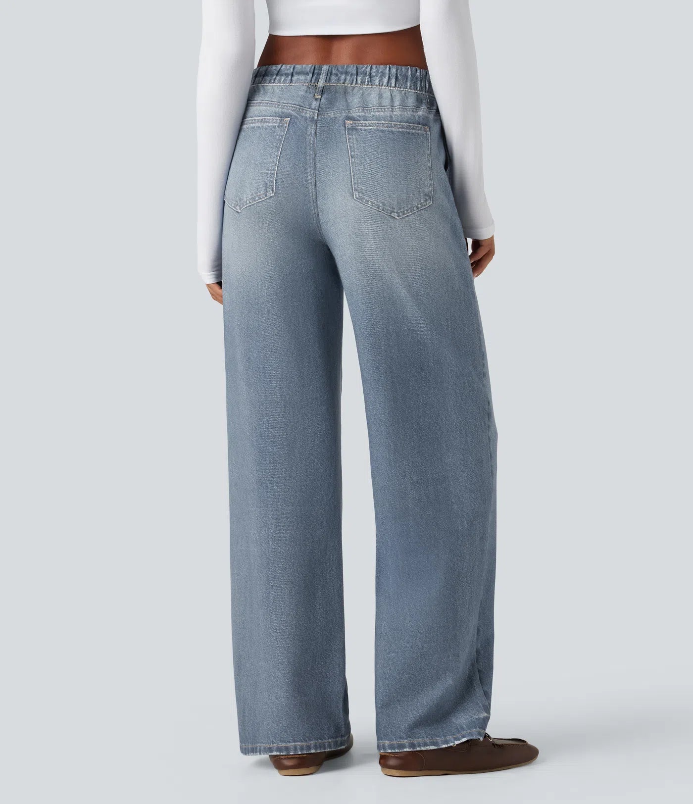 Jeans FlexWide Tiro Medio