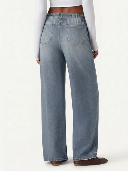 Jeans FlexWide Cintura Média