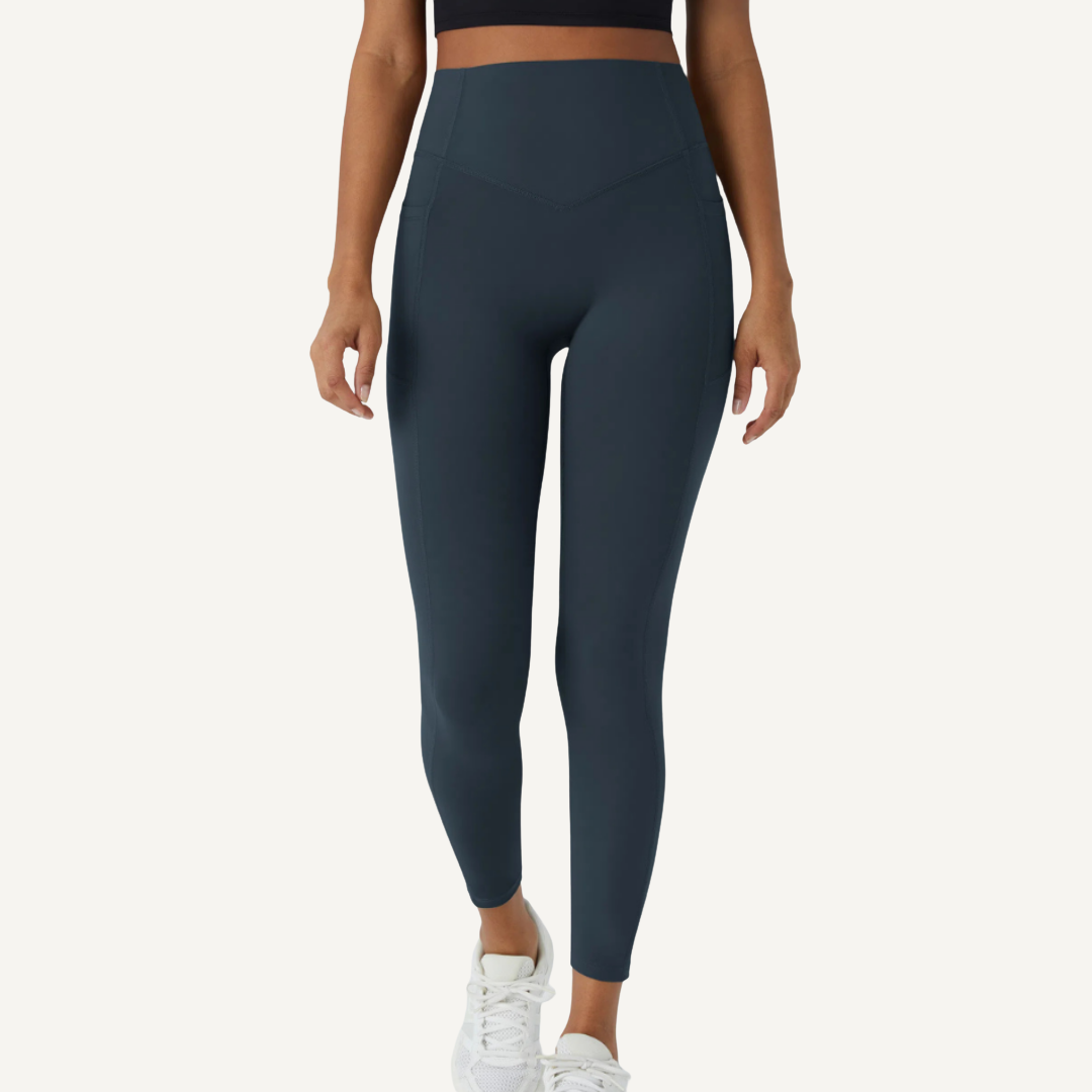 Leggings ElevateFit Cintura Alta com Bolsos