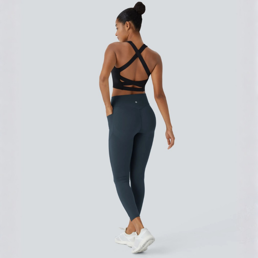 Leggings ElevateFit Cintura Alta Bolsillos