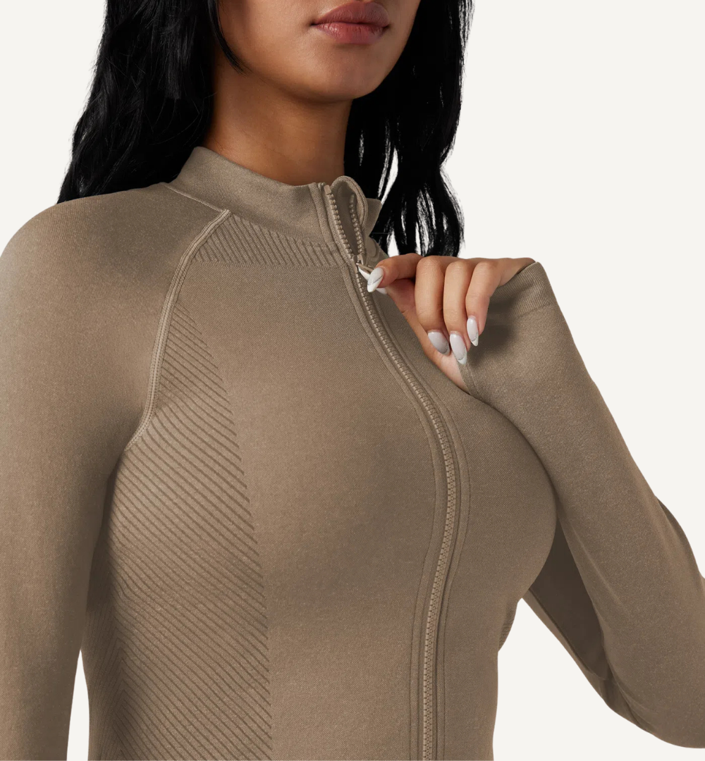 Chaqueta Yoga Seamless Flow Zip