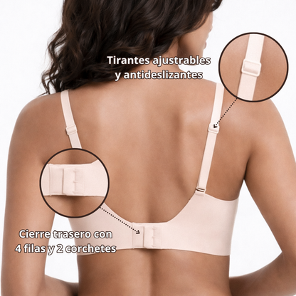 Sujetador sin costuras JellyLift con escote en V y soporte moldeado