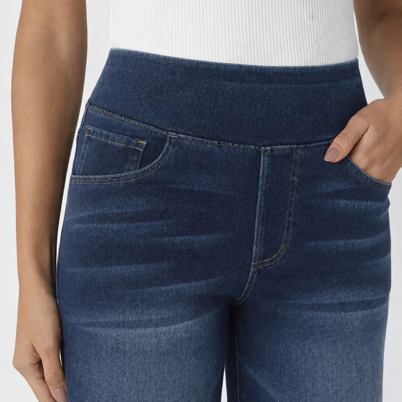Jeans Flex Tiro Medio Wide