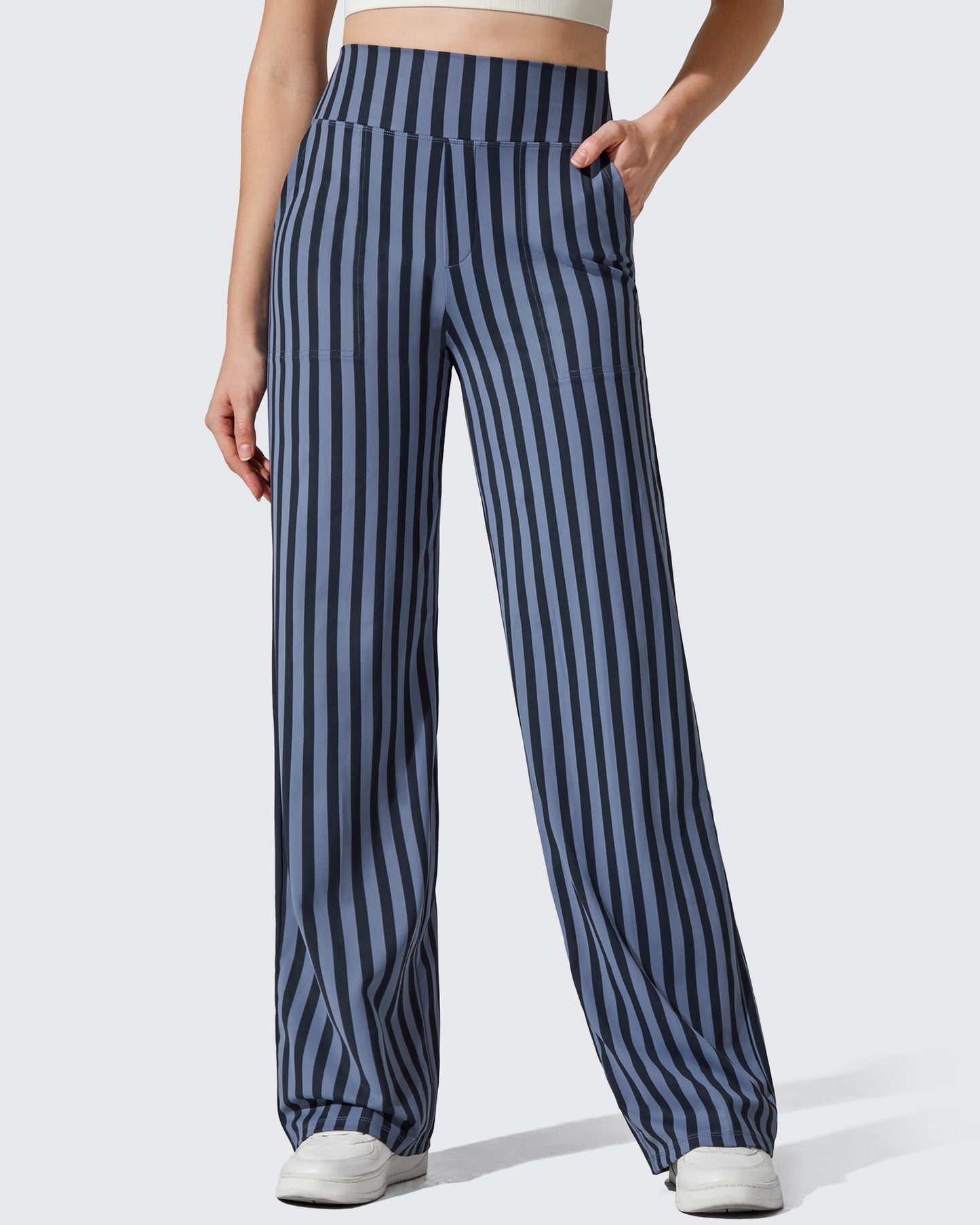 G4Free - EverGoing Loose High-Waist Business Casual Pants -GF23J172AF-XS-GF23J172AA-S-GF23J172AB-M-GF23J172AC-L-GF23J172AD-XL