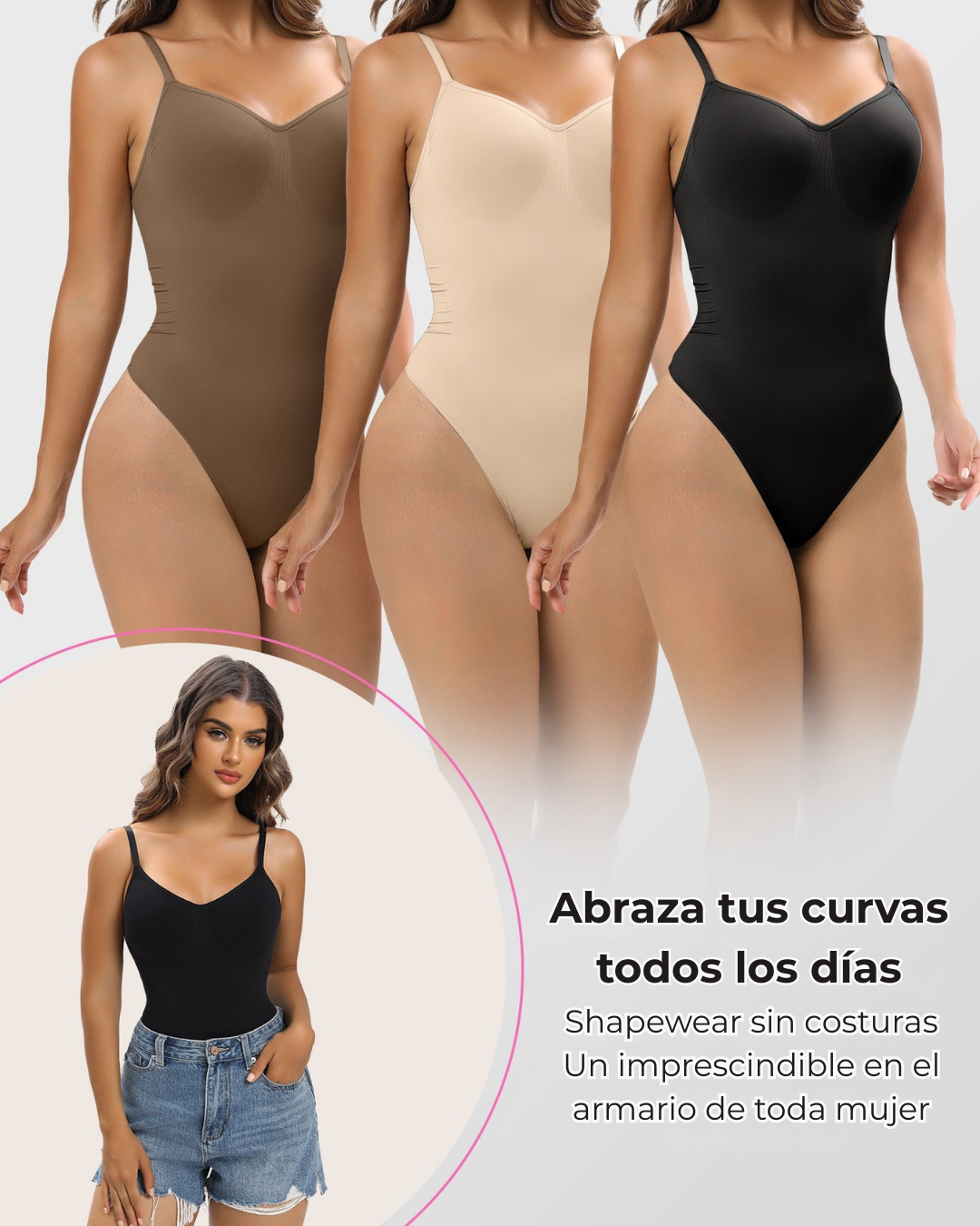 Ολόσωμο Sculpt Tanga με Έλεγχο Μέσης